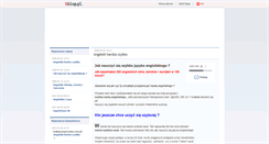 Desktop Screenshot of angielski.bblog.pl