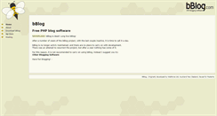 Desktop Screenshot of bblog.com