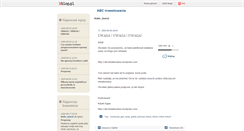Desktop Screenshot of abcinwestowania.bblog.pl