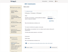 Tablet Screenshot of abcinwestowania.bblog.pl